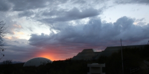 Sunset over Biosphere 2 by Cameron Smith