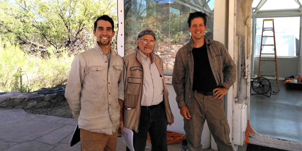Biosphere 2 architect Phil Hawes visits SAM, speaks with Trent Tresch and Kai Staats