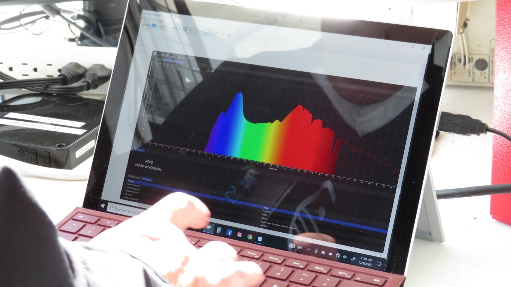 Spectral Analysis at SAM, Biosphere 2