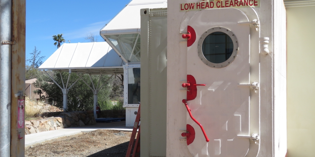 Airlock to SAM at Biosphere 2