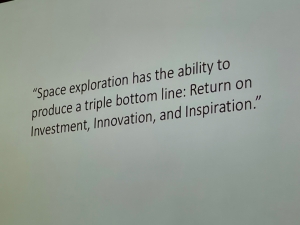 Arizona Space Business Roundtable at Biosphere 2 and SAM; quote by Trent Tresch