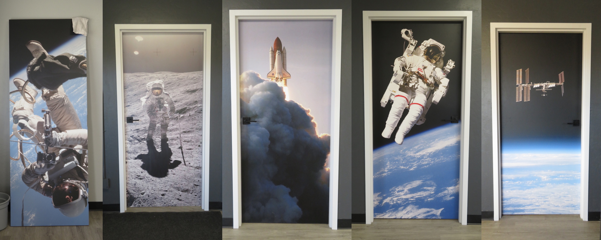 Five generations of human space travel celebrated at the SAM Operations Center