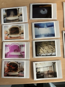 Instant photos by Crew Commander Christopher Cokinos