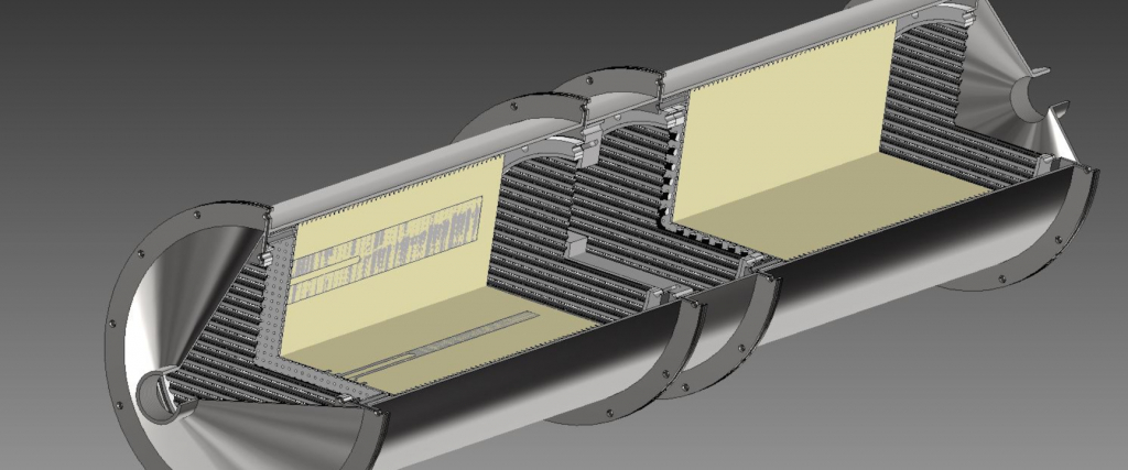 Design of a canister stack for the 4-bed CO2 scrubber at SAM, by Griffin Hentzen