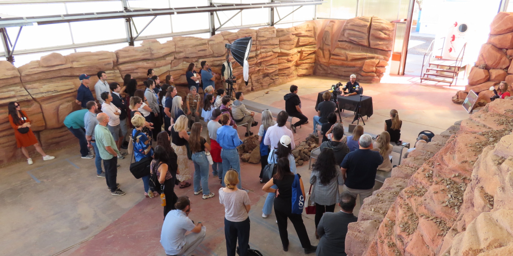 Matthias Beach exists SAM at the close of a two weeks sealed mission.