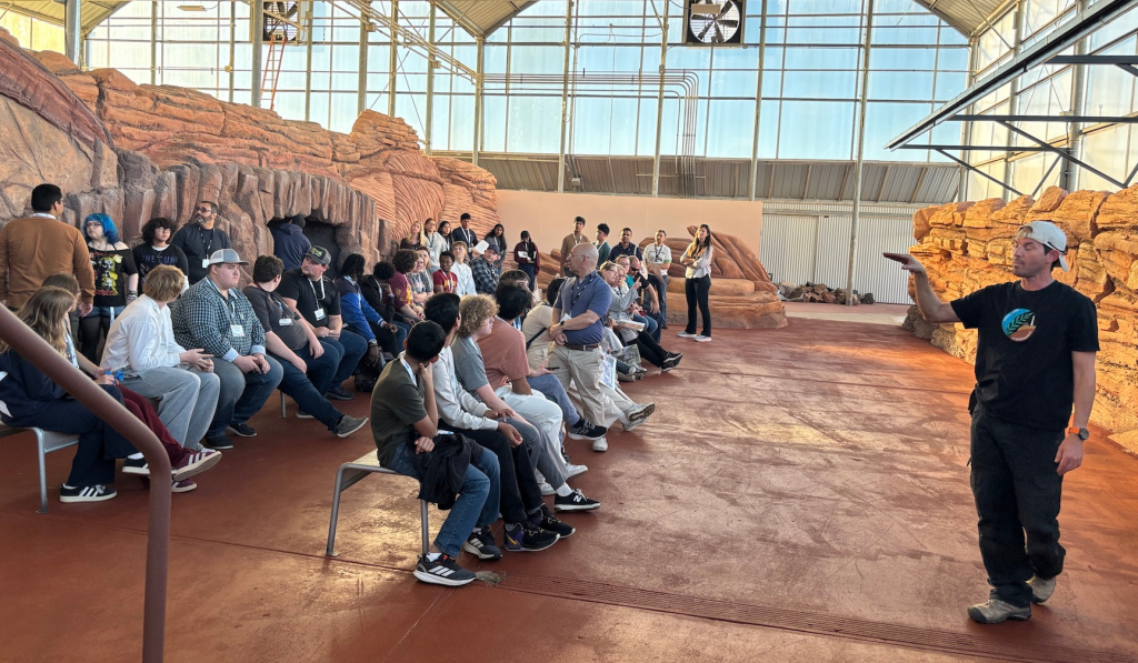 National Space Society annual design competition students at SAM