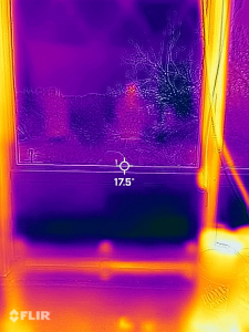 Thermal image of SAM, by FLIR