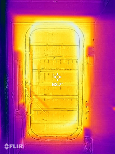 Thermal image of SAM, by FLIR