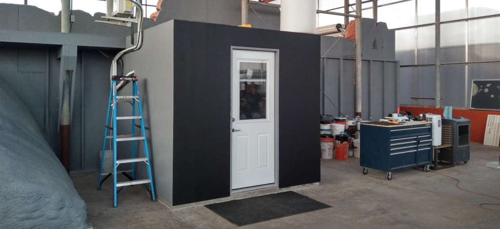 The IR room at SAM gets a coat of paint by Matthias and Nathan