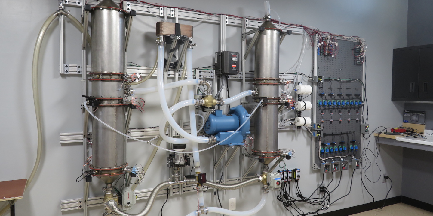 4-bed CO2 scrubber at SAM, Biosphere 2