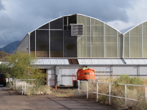 Mars yard west wall panel replacement, comparison from old to new
